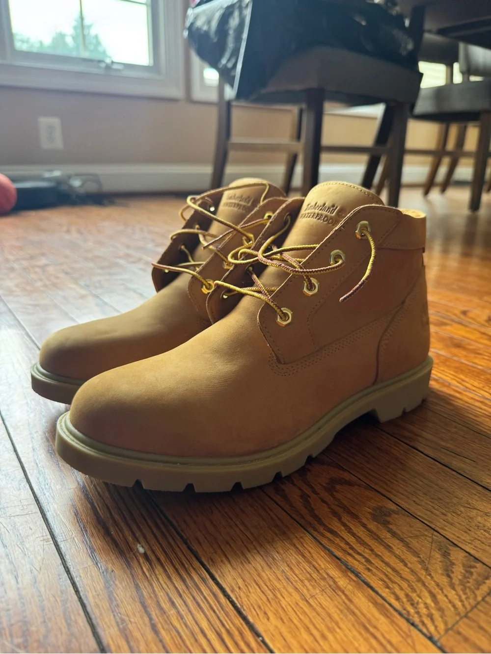 Timberland Men's Wheat Tan Nubuck Work Boot Chukka